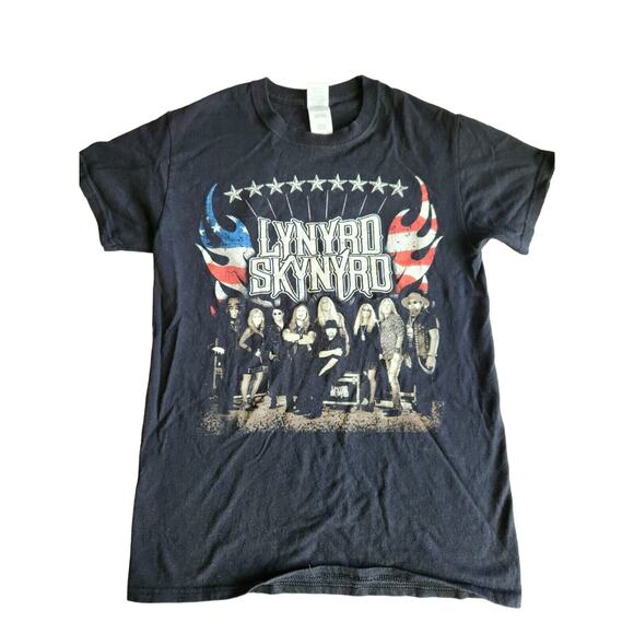 Lynyrd Skynyrd Gildan T Shirt band Farewell tour concert USA 2018-2019 Sz Small - Picture 1 of 8